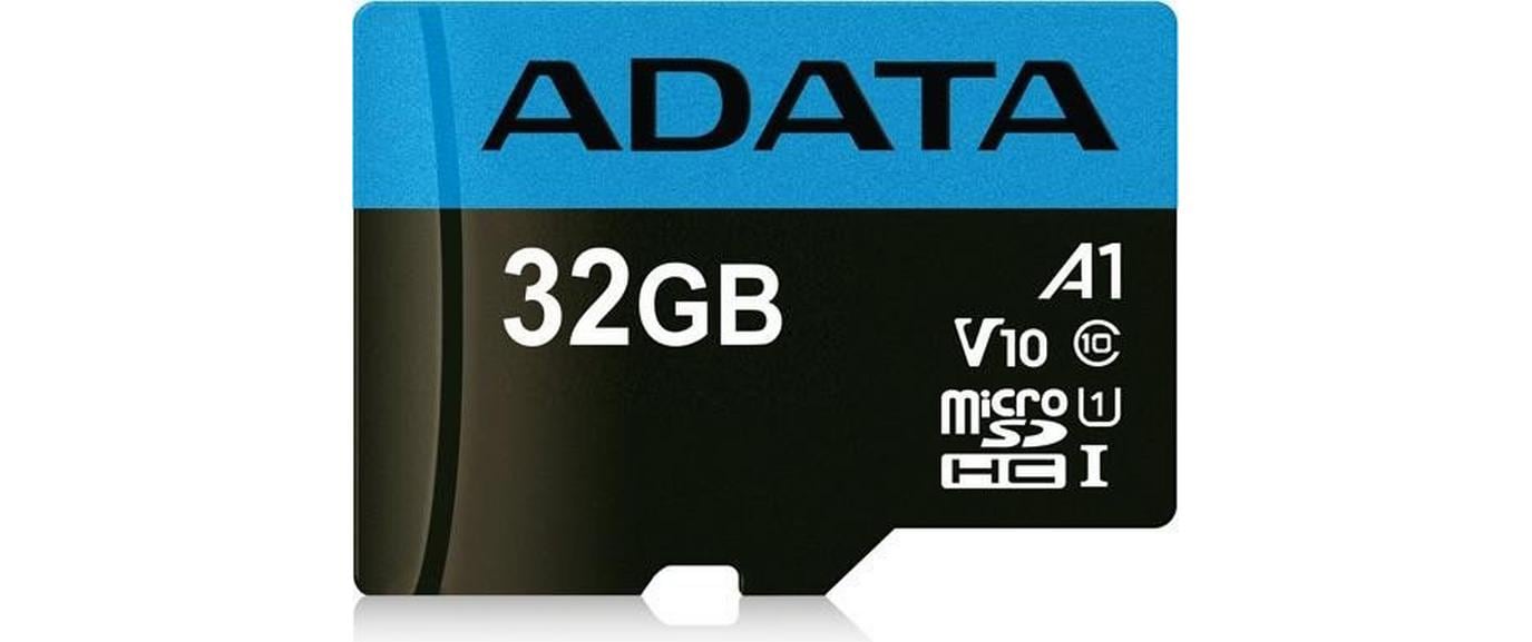 ADATA SDHC Card 32GB A1, Class 10 Bis zu 100 MB/25 MB pro Sek, -25 bis 85 °C