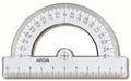 Arda Winkelmesser transparent 10cm UNI 180°, glasklar