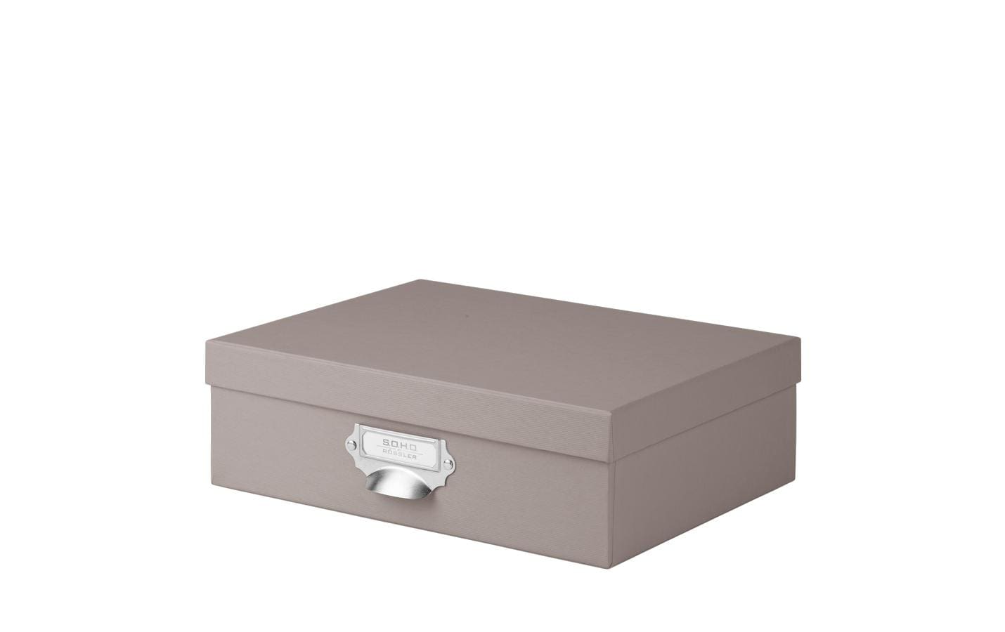 Rössler S.O.H.O. Aufbewahrungsbox grau 33,7 x 10,5 x 25,5cm