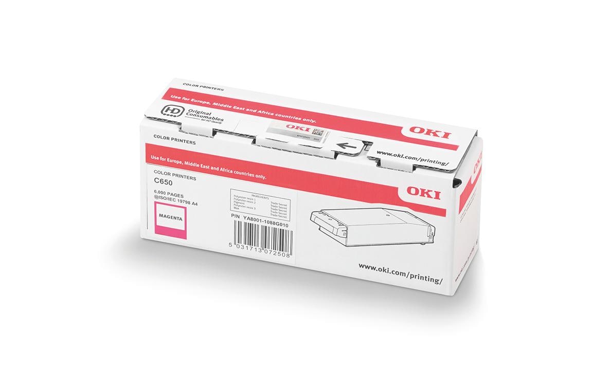 Oki Toner 09006128 zu OKI C650 Magenta, 6000 Seiten