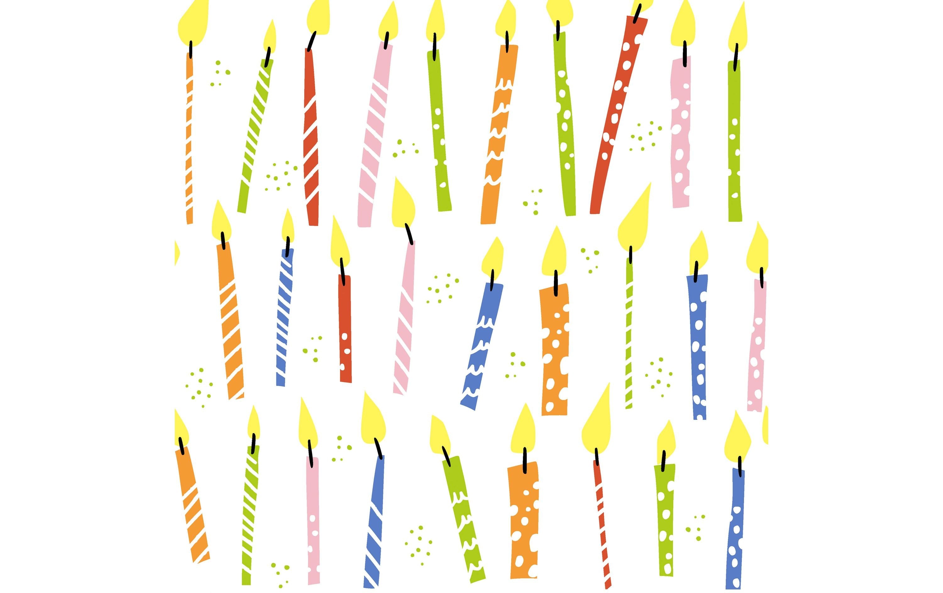 Paper + Design Servietten B-Day Candles 33x33 cm, 20 Stück