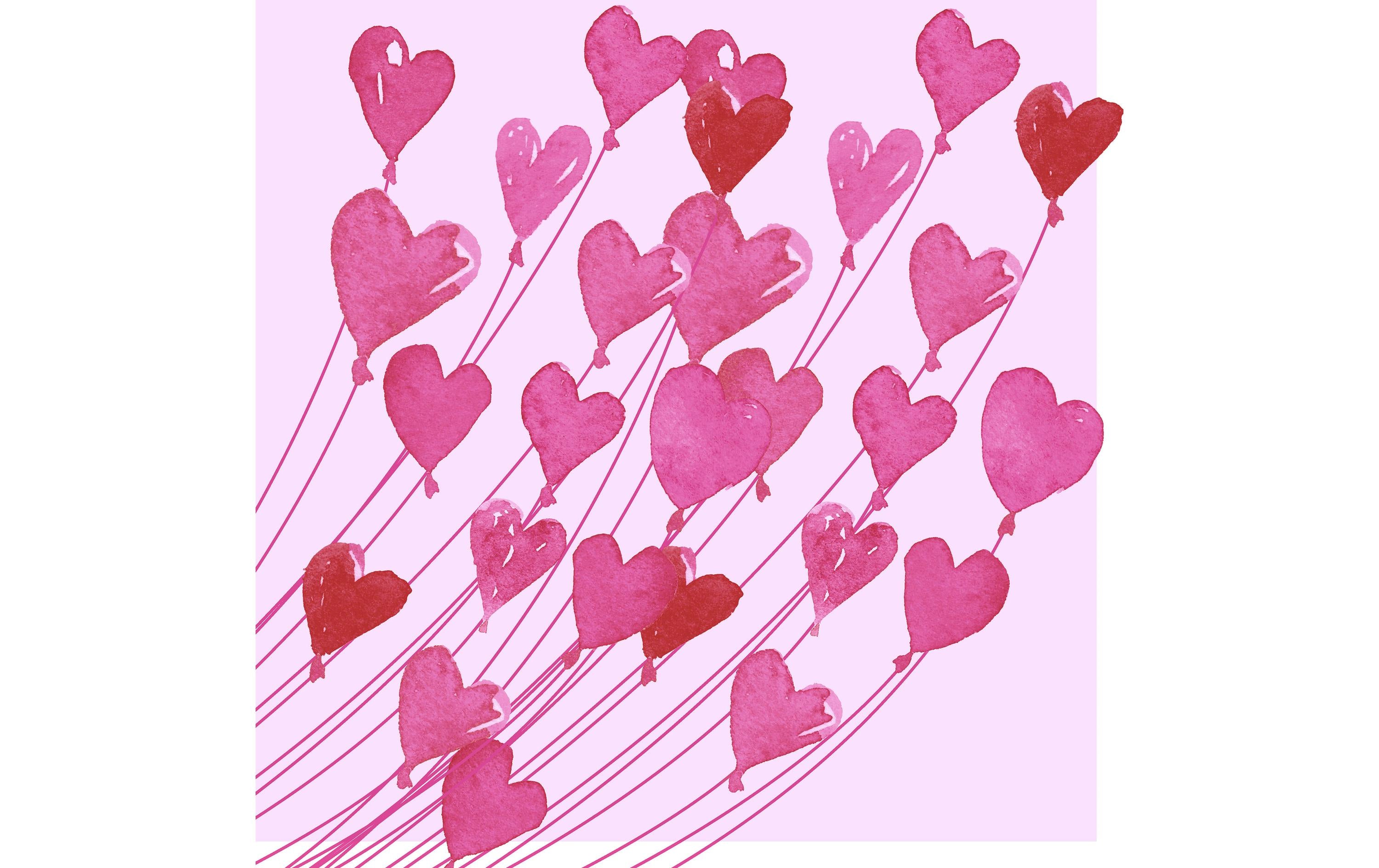 Paper + Design Servietten Love 33x33 cm, 20 Stück