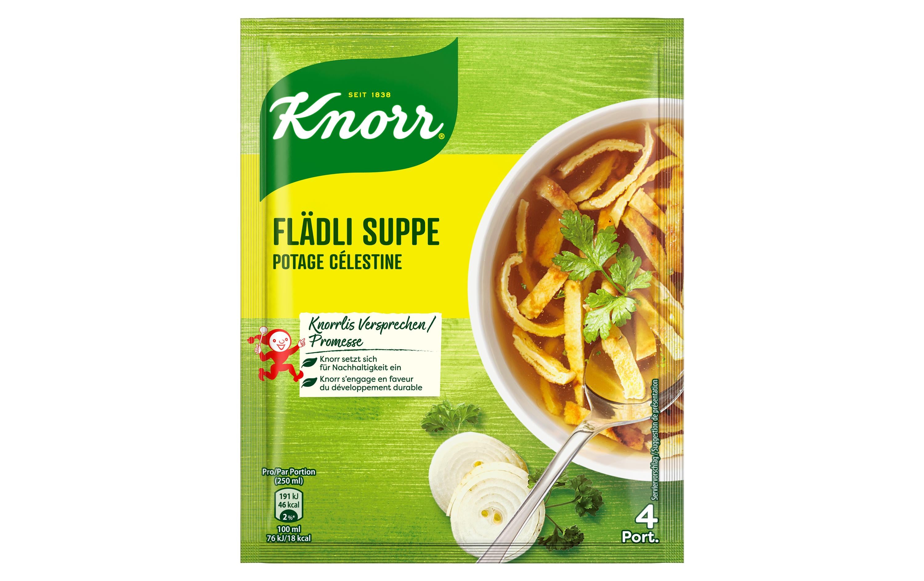 KNORR Flädli-Suppe 4 Portionen