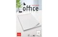 Elco Office Notizblock A5 hochweiss 70g/m2, 2 Block à 100 Blatt, 4mm kariert
