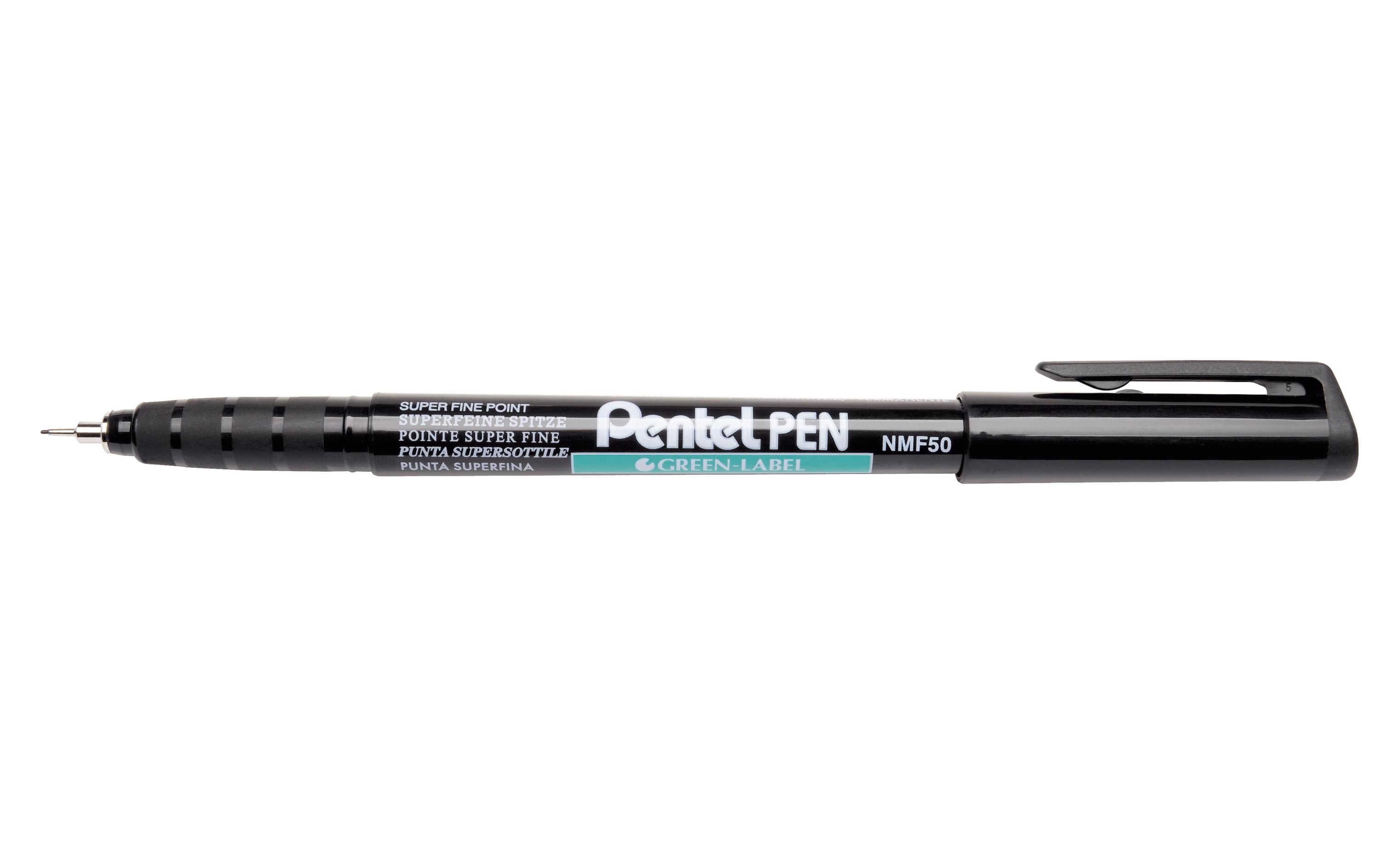 Pentel Permanent Marker Feinschreiber 0.5mm, schwarz