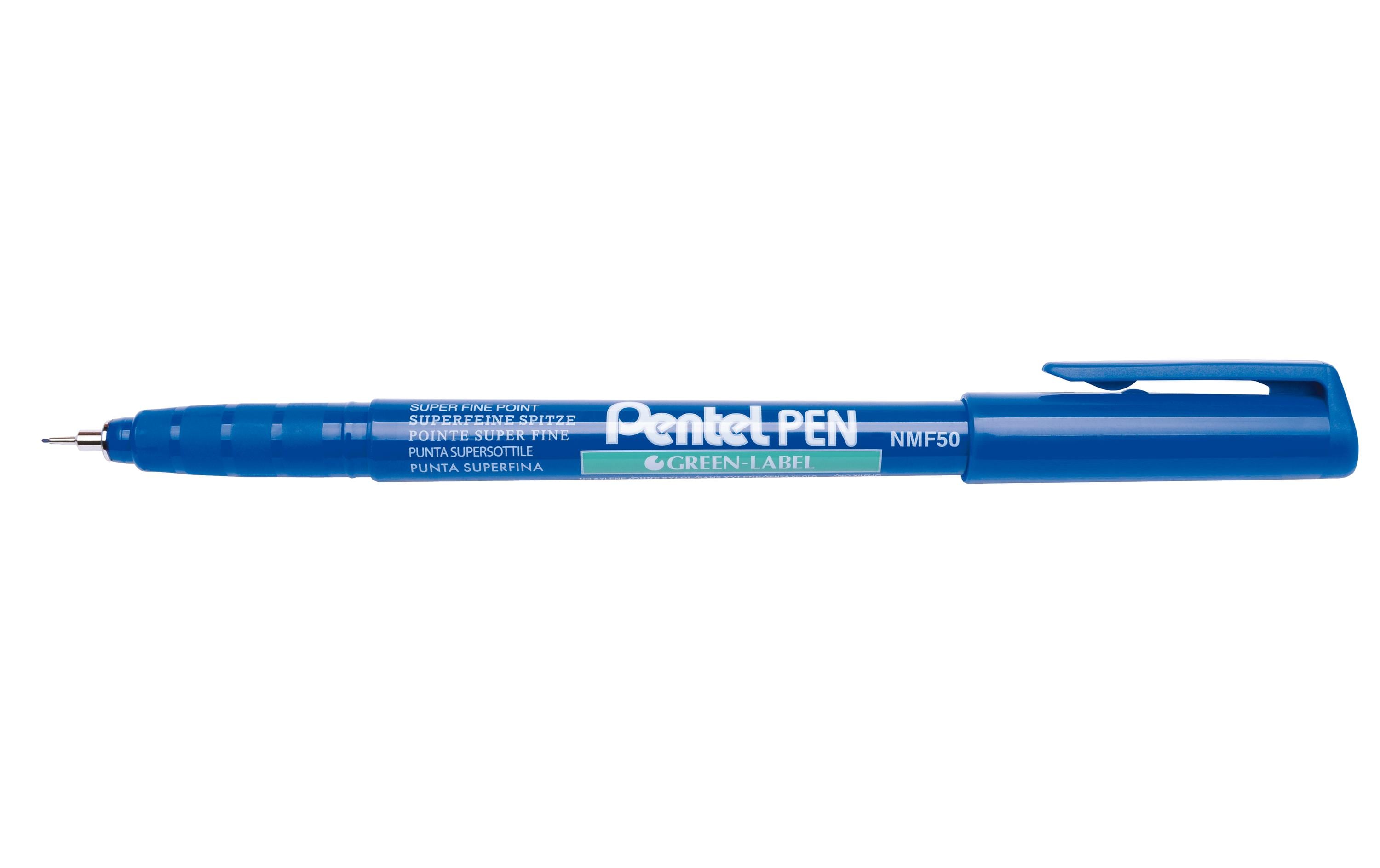 Pentel Permanent Marker Feinschreiber 0.5mm, blau
