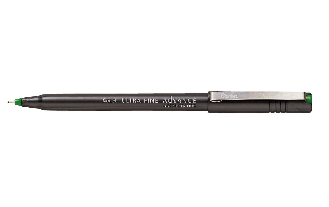 PENTEL Fineliner Advance Ultra-Fine 0.6mm, grün