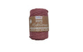 Glorex Textilgarn Makramee Rope gedreht 3mm, 250g, mauve