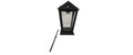 Dameco Grablaterne 25cm mit Erdspiess Farbe: Schwarz L:14cm B:14cm H:25cm