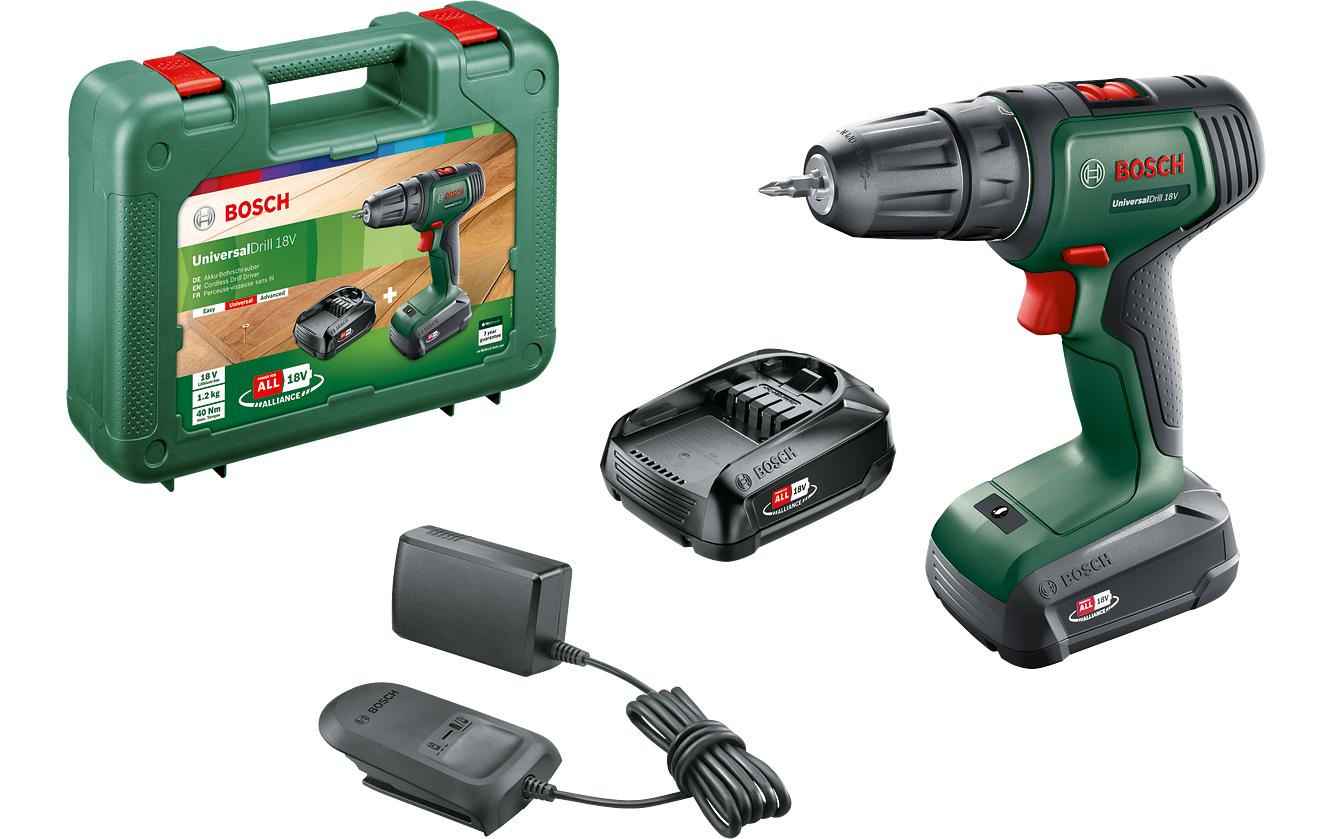 Bosch UniversalDrill 18V (2x1,5Ah)