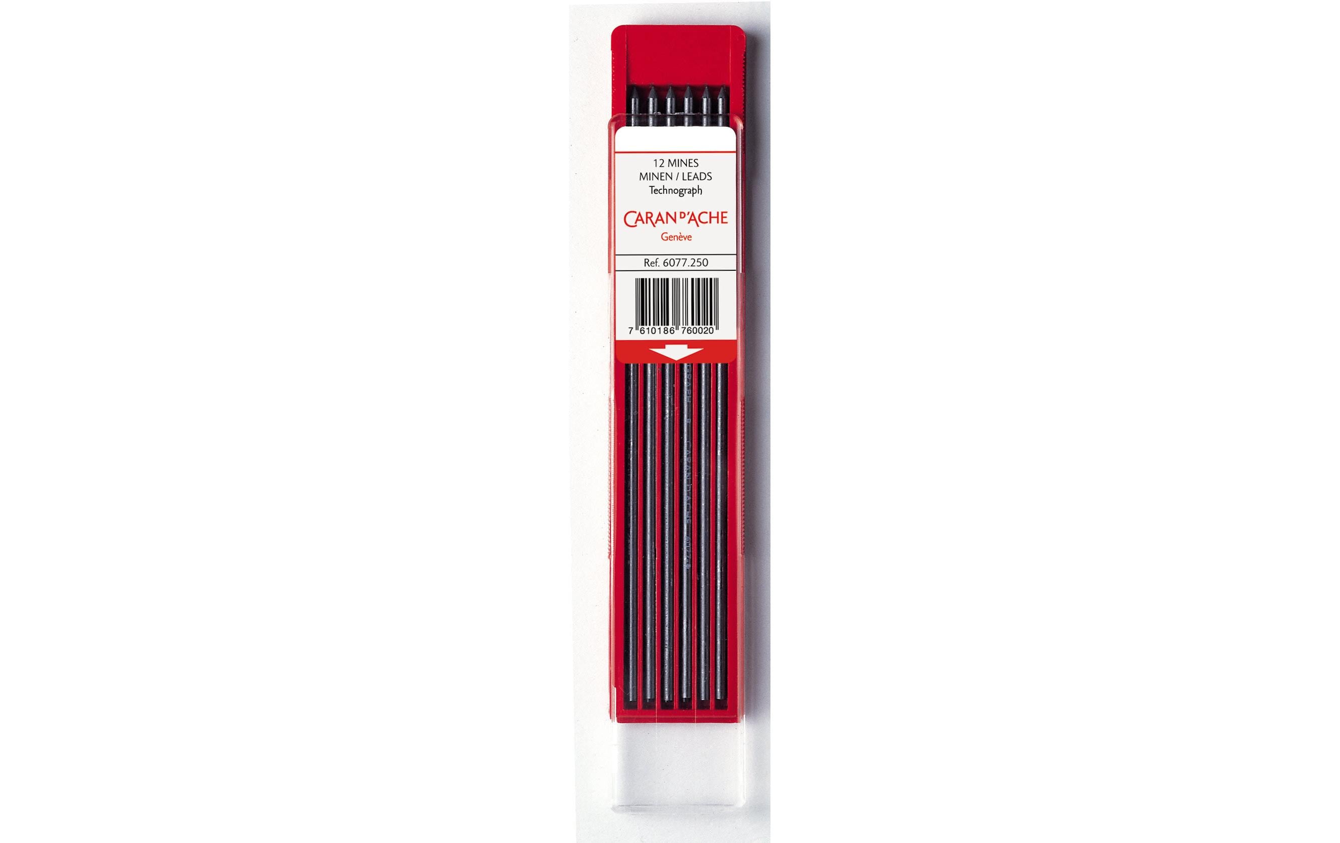 Caran d`Ache Technograph Mine fürs Fixpencil, 4H, 2mm, 12 Stück