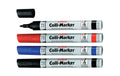 Herlitz Colli Marker 1-4mm Kegelspitze rot, blau&schwarz, 4 Stk.