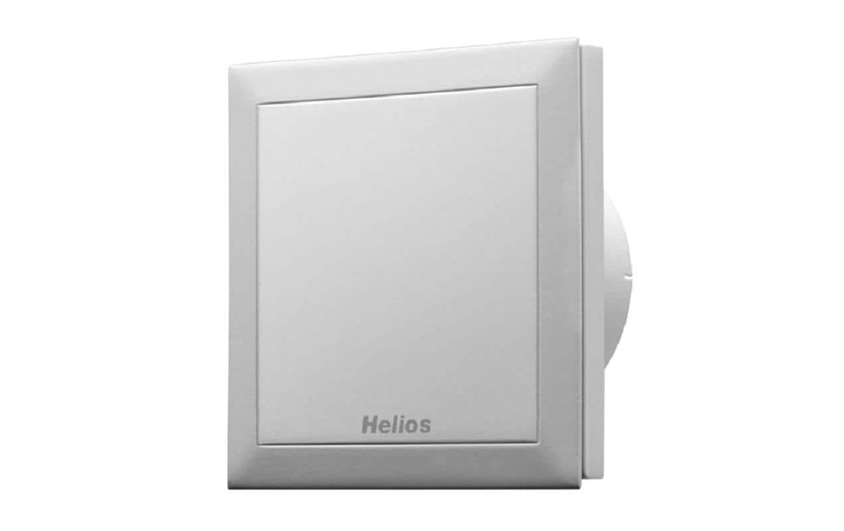 Helios Ventilator MiniVent M1/120 N/C mit Nachlauf IP45, 230V, 118mm, weiss
