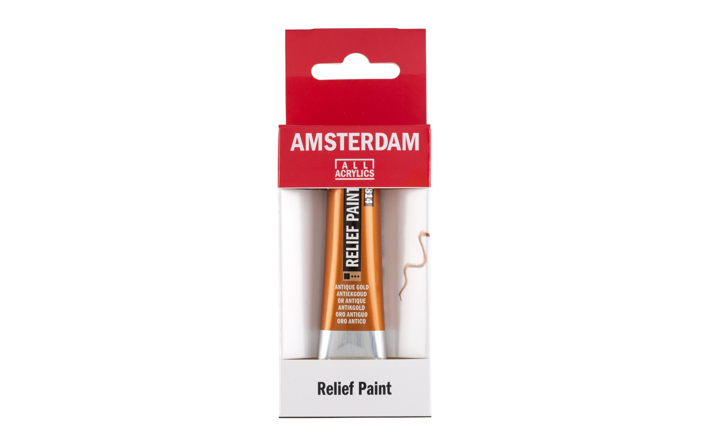 Amsterdam Acrylfarbe Reliefpaint 20ml, Farbe Antikgold