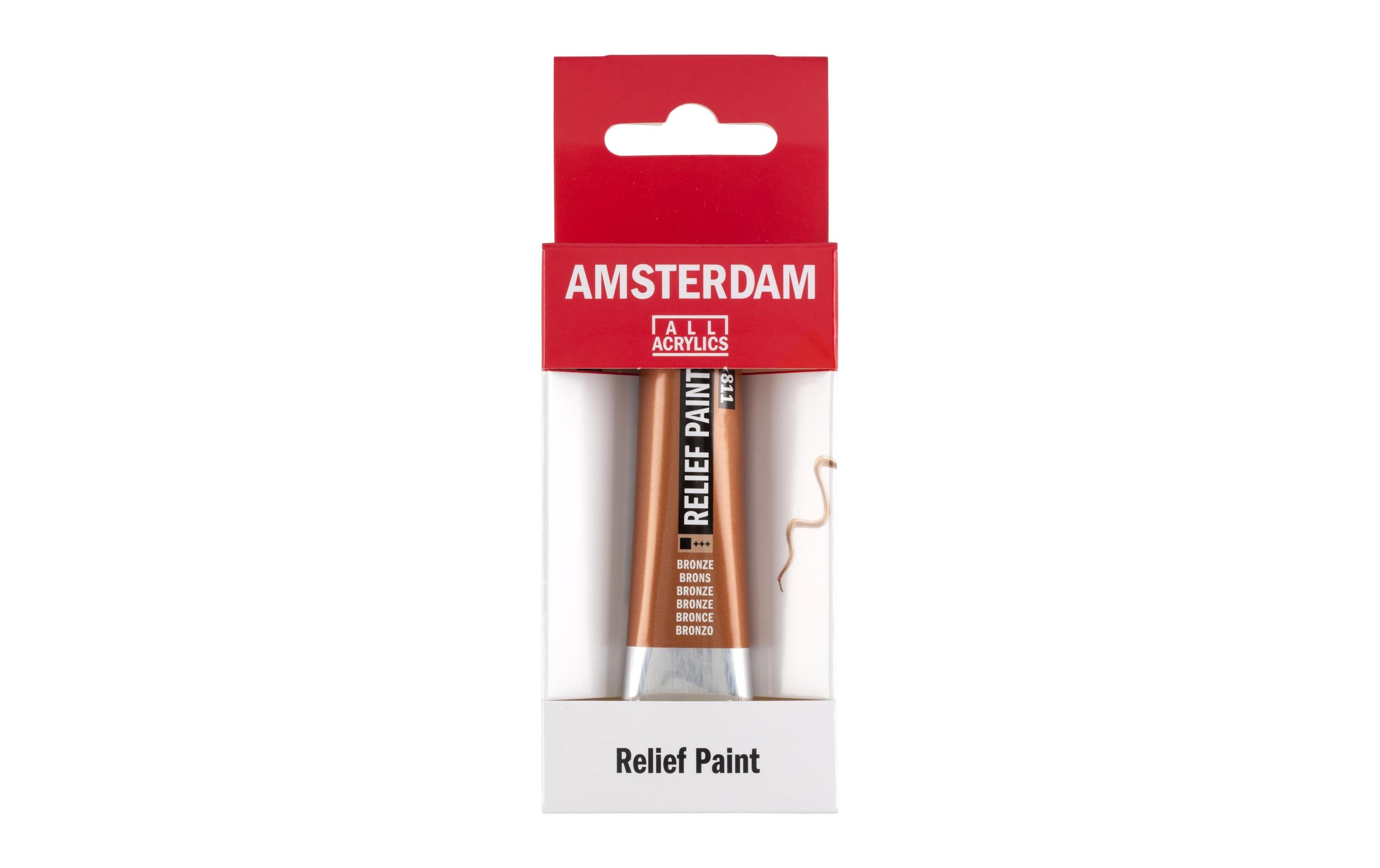 Amsterdam Acrylfarbe Reliefpaint 20ml, Farbe Bronze