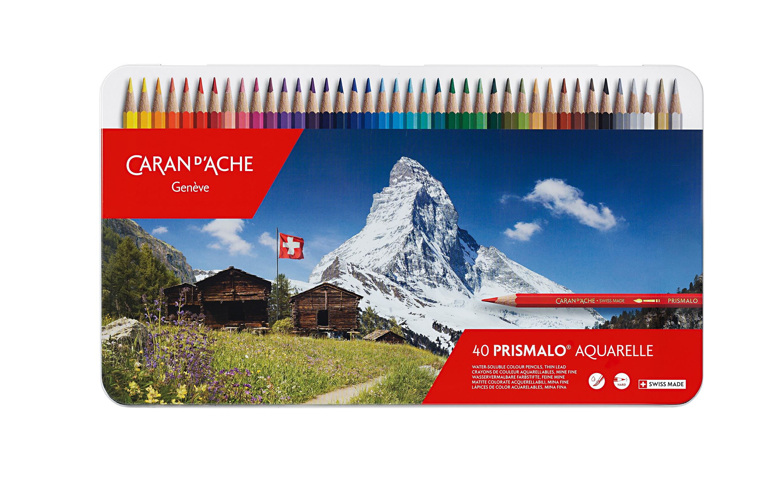 Caran d'Ache Prismalo Metallschachtel mit 40 Farben
