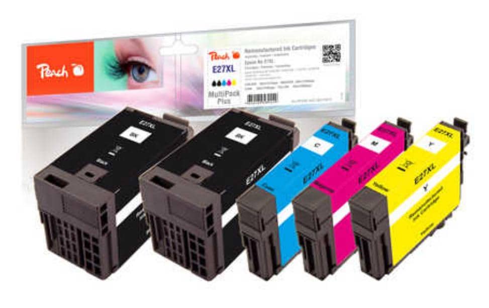 Peach Tinte Epson No 27XL Multi+ 5x20 ml, 2xbk, c, m, y