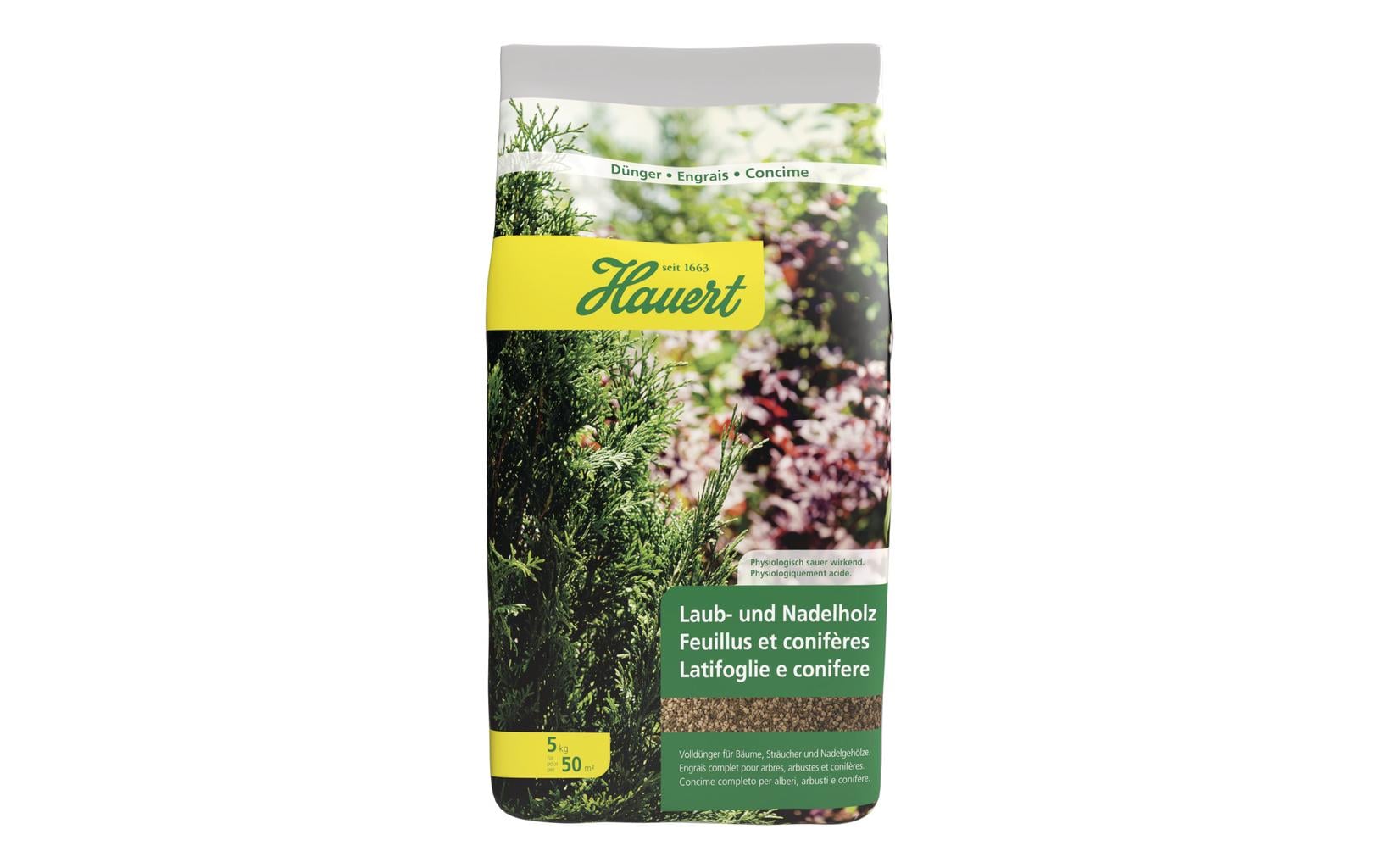 Hauert Laub- und Nadelholzdünger 5 kg