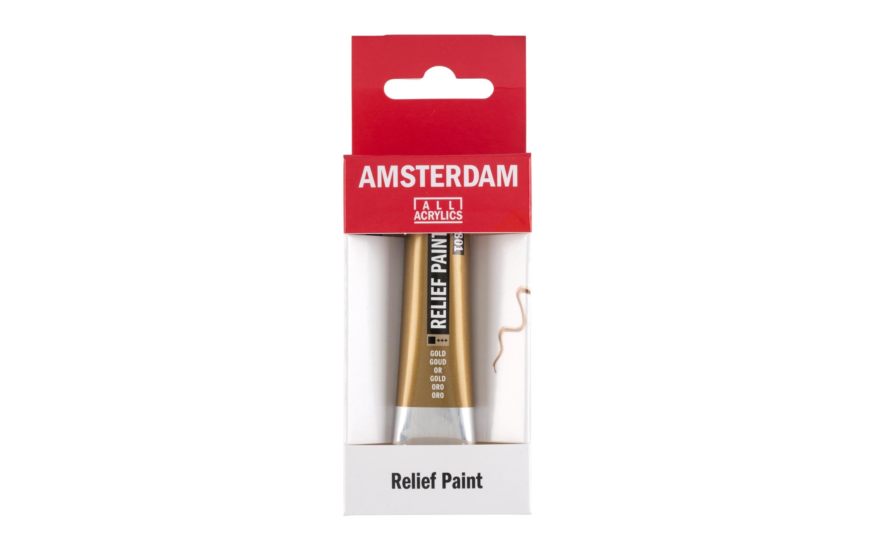 Amsterdam Acrylfarbe Reliefpaint 20ml, Farbe Gold