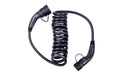 ANS AC Spiral-Ladekabel Typ 2 32A - 5m 32A, 5m, spiralisiert, 22kW