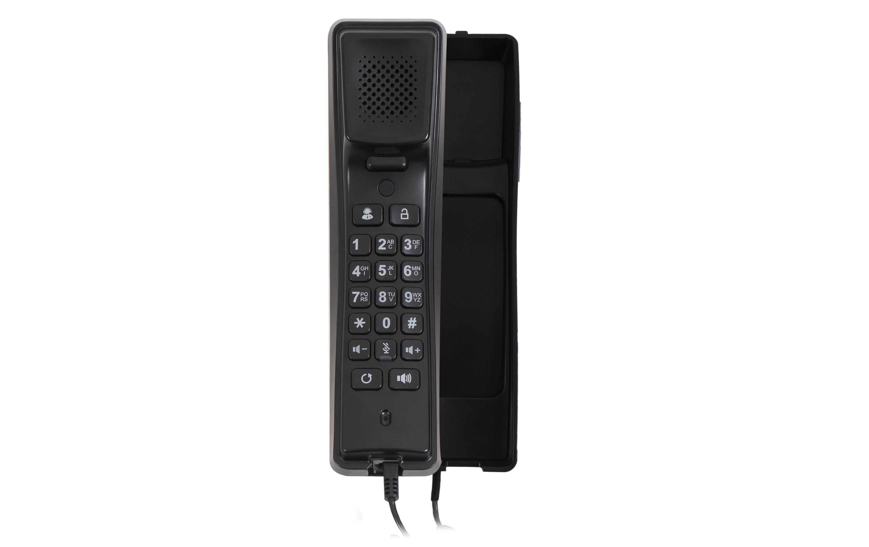 2N IP handset Schwarz Basic Innensprechstelle, IP, PoE, Türöffner