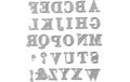 Creativ Company Stanzschablonen Alphabet 2 x 1.5 - 2.5 cm