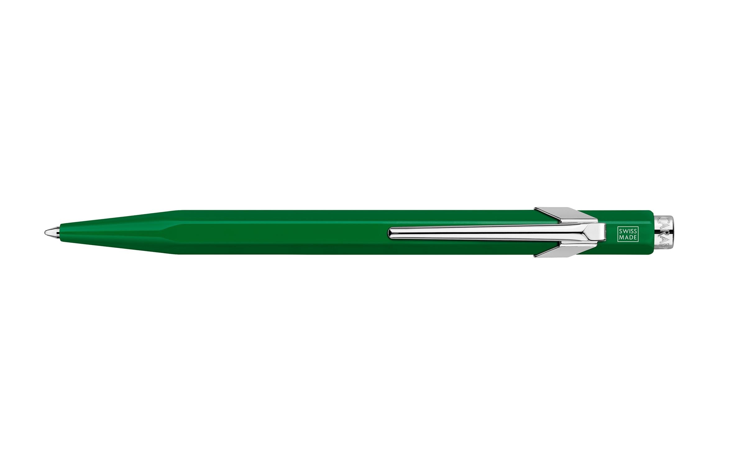 Caran d'Ache Kugelschreiber 849 grün mit Goliath Patrone grün M