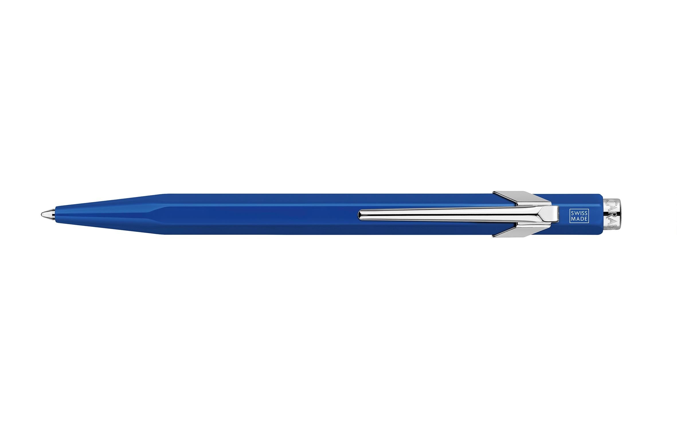 Caran d'Ache Kugelschreiber 849 blau mit Goliath Patrone blau M