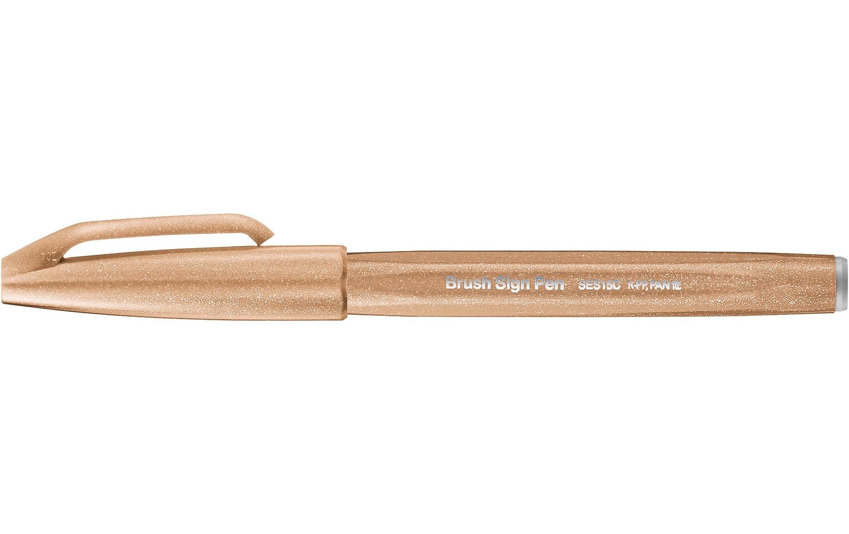 Pentel Brush Sign Pen walnussbraun, 1 Stk.