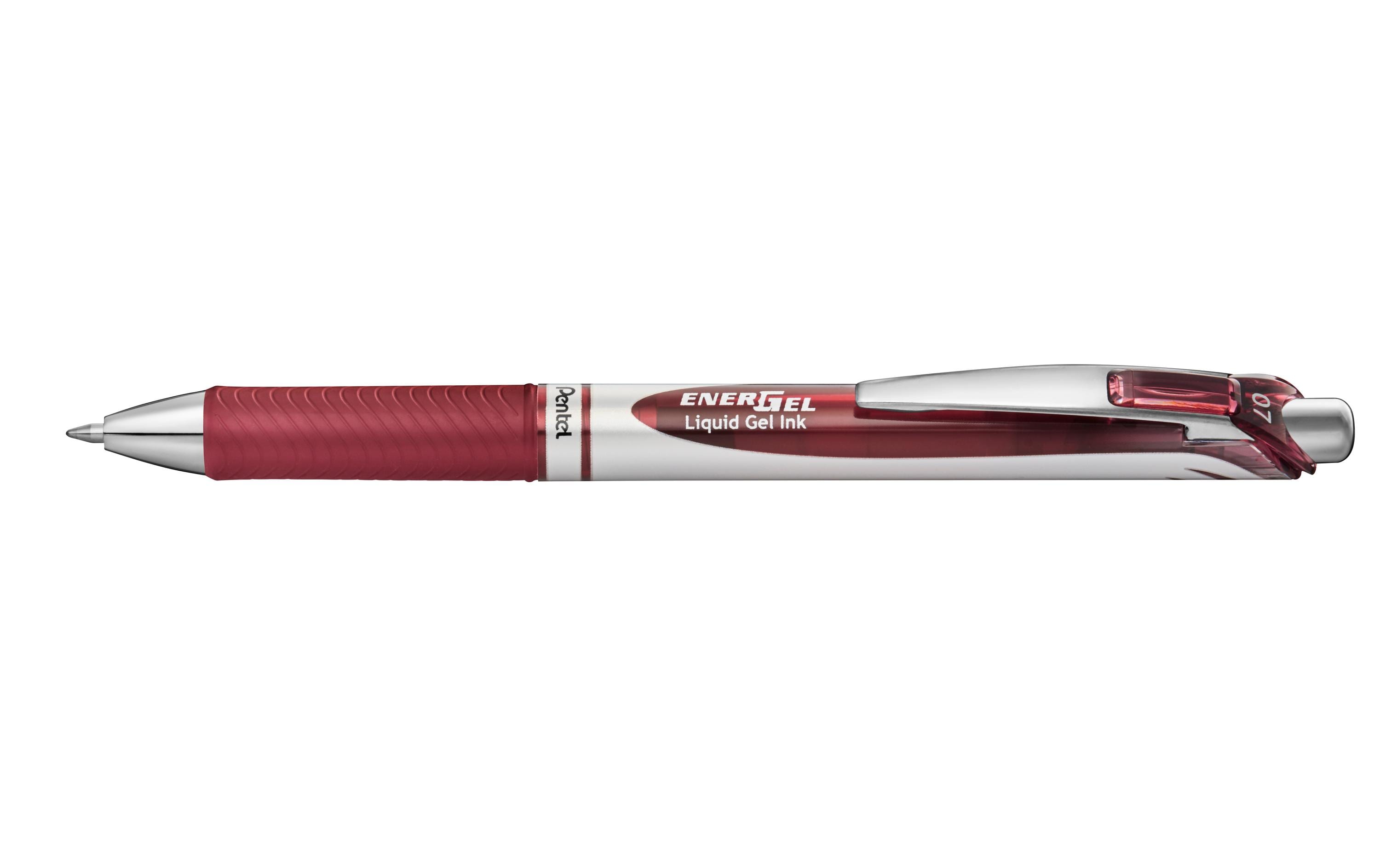 Pentel Gelroller EnerGel 0.7, burgund, 1 Stk.