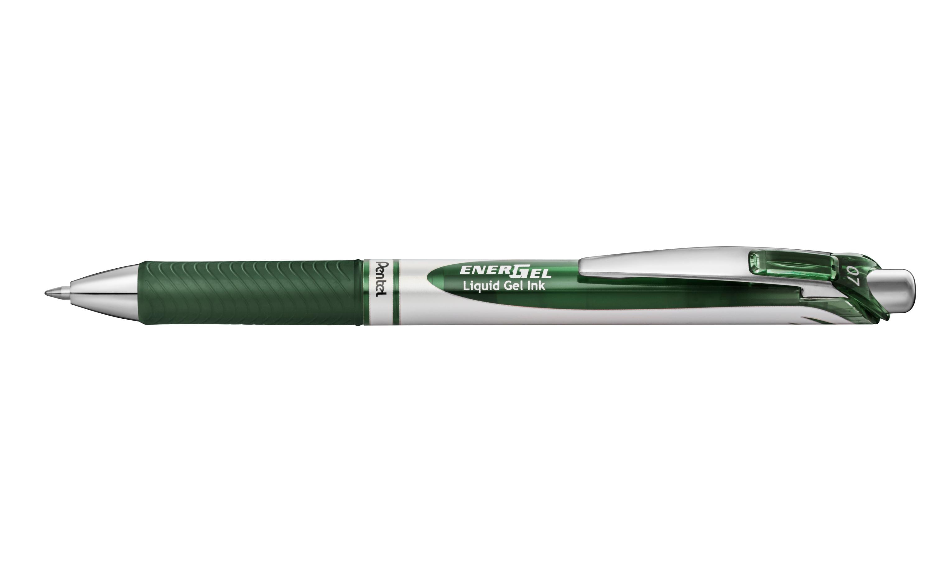 Pentel Gelroller EnerGel 0.7, dunkelgrün, 1 Stk.