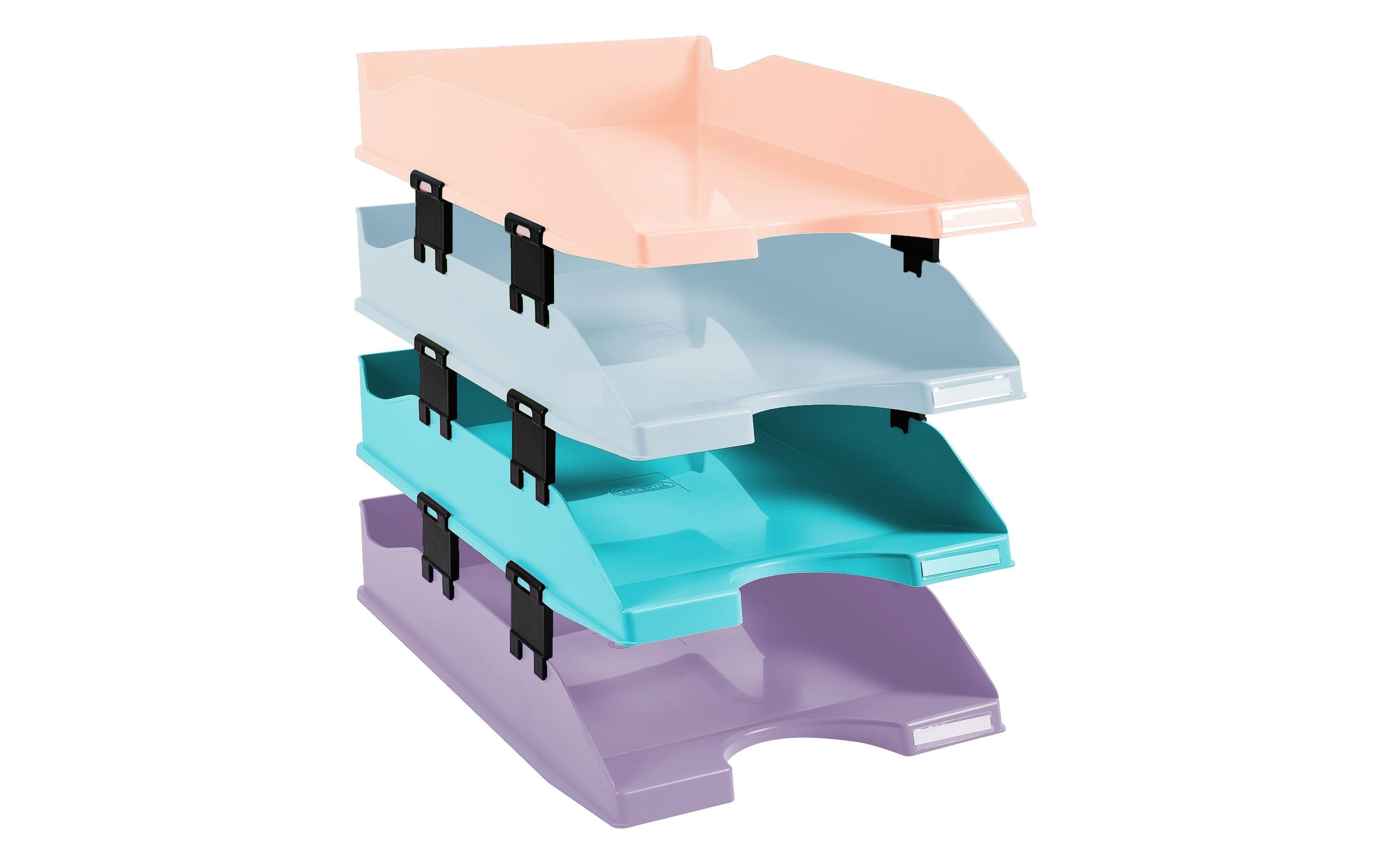 Exacompta Briefablage COMBO MIDI Aquarel 4 Stück, Set