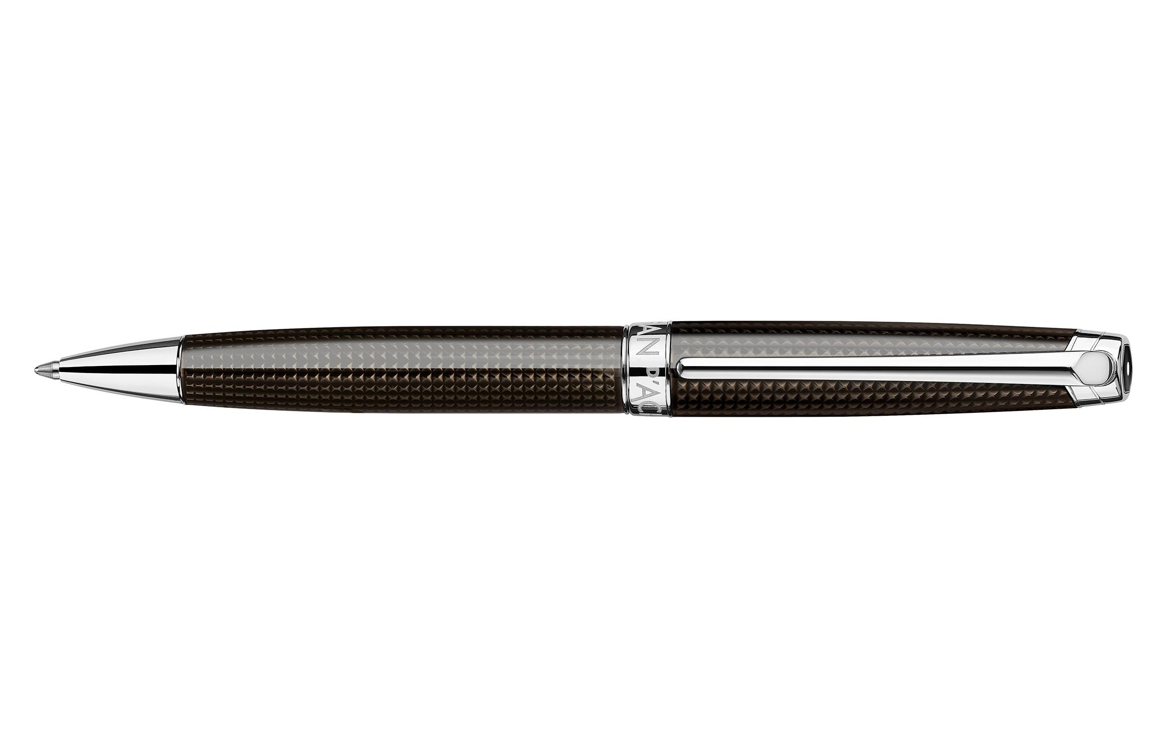 Caran d'Ache Kugelschreiber Léman De Nuit mit Goliath Patrone blau M