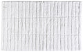 Zone Badeteppich Tiles white 100% Cotton/1800 g, waschbar 60 Grad