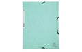 Exacompta Sammelmappe A4 Aquarel 400 g/m²,3 Klappen,250 Blatt,Pastellgrün