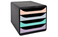 Exacompta Schubladenbox Big-Box Aquarel Farbe: schwarz/glossy aquarel