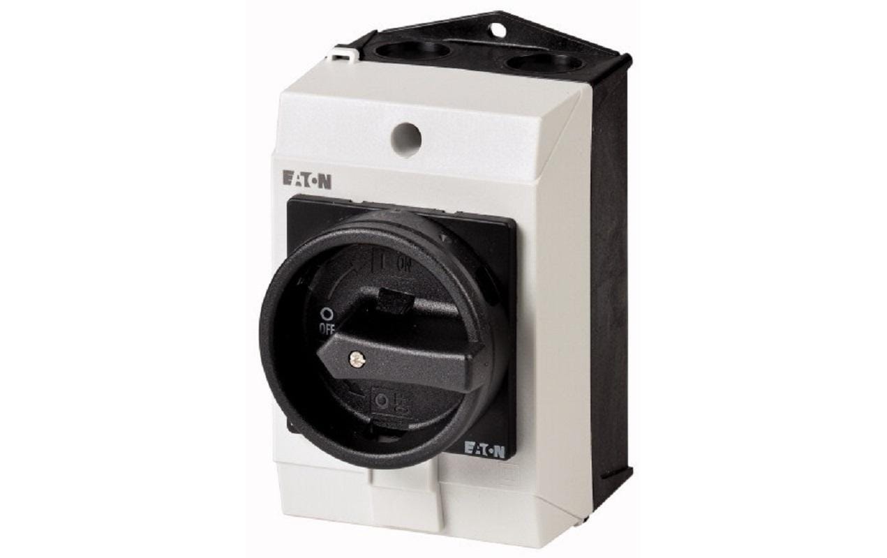 Eaton Hauptschalter 2 Polig, 20 A HALT-Funktion T0, Schwarz