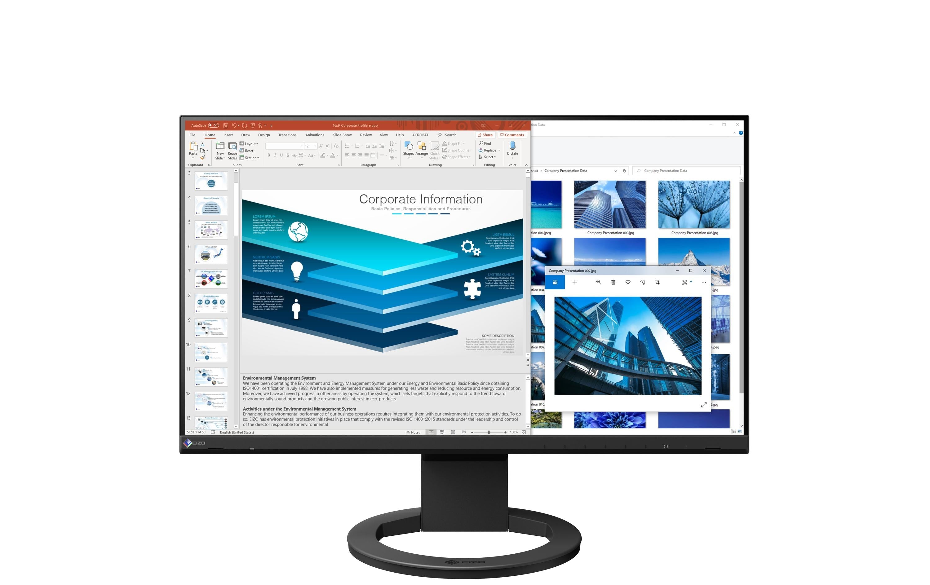 EIZO EV2480-Swiss Edition 23.8" schwarz