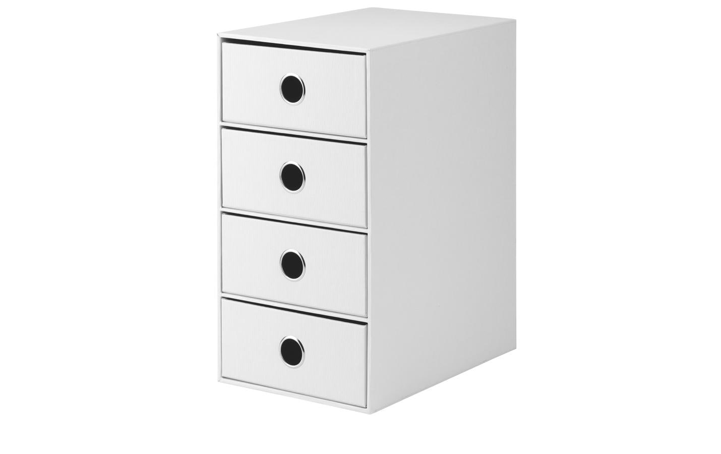 Rössler S.O.H.O. 4er Schubladenbox White 17.5x32x25 cm