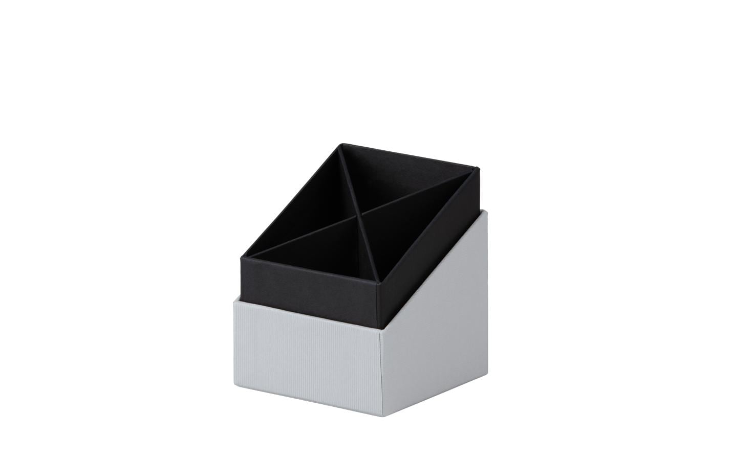 Rössler Stiftehalter S.O.H.O. Stone grau,  8,6 x 10 x 8,6cm