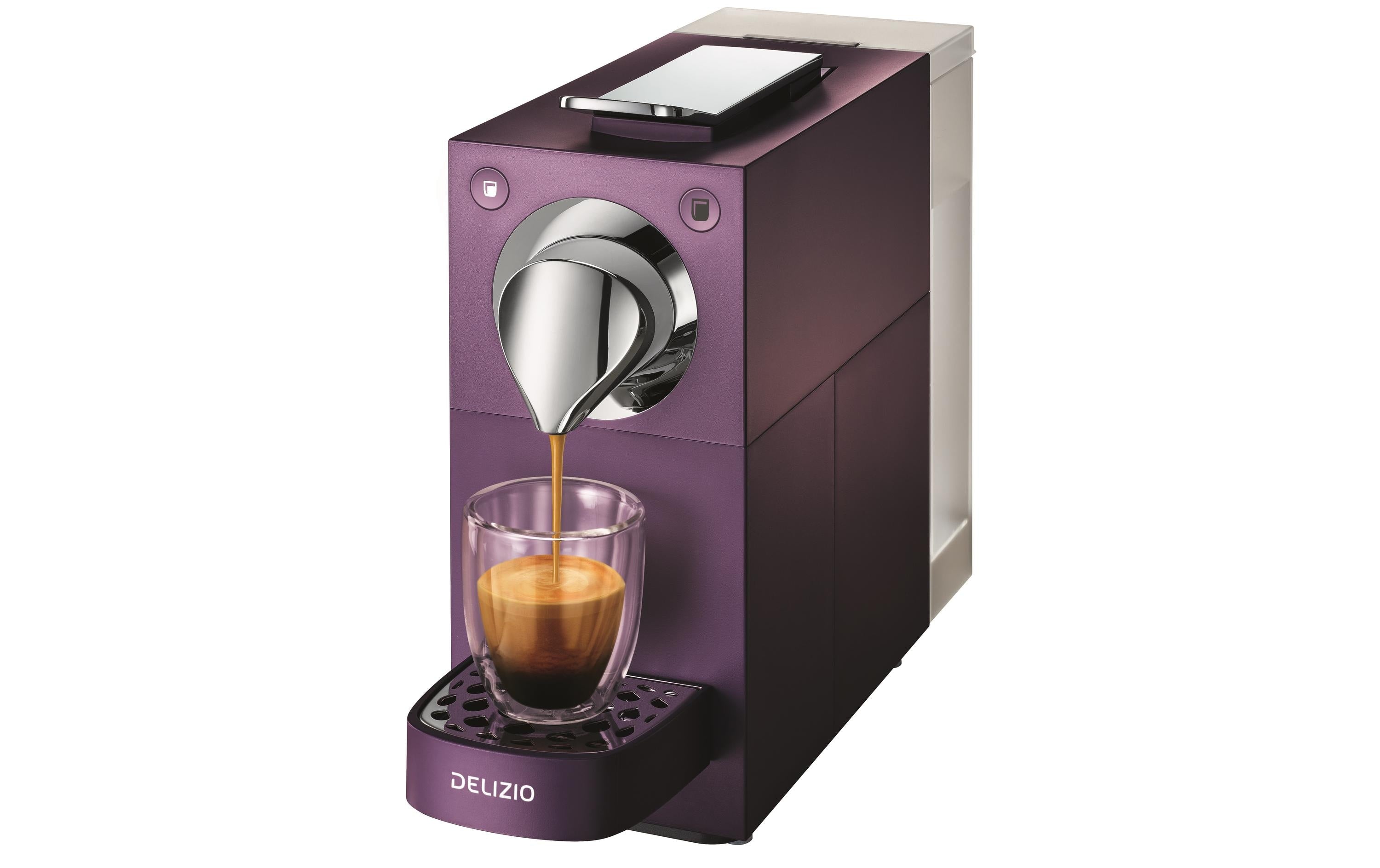 Delizio Kapselmaschine Una Automatic Purple Velvet Purple