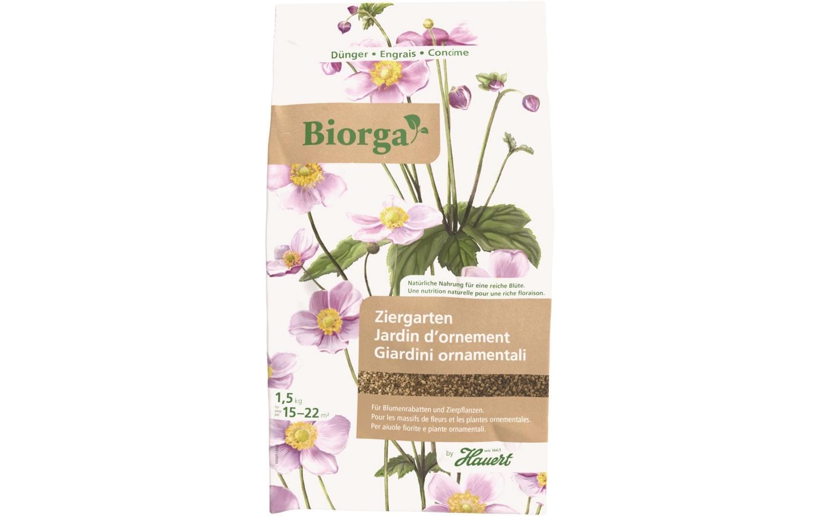 Hauert Biorga Ziergarten mit Humoperl 1.5 kg