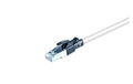 Wirewin Patchkabel: S/FTP, 1m, grau Cat.6A, LSOH, Klinke Verriegelbar