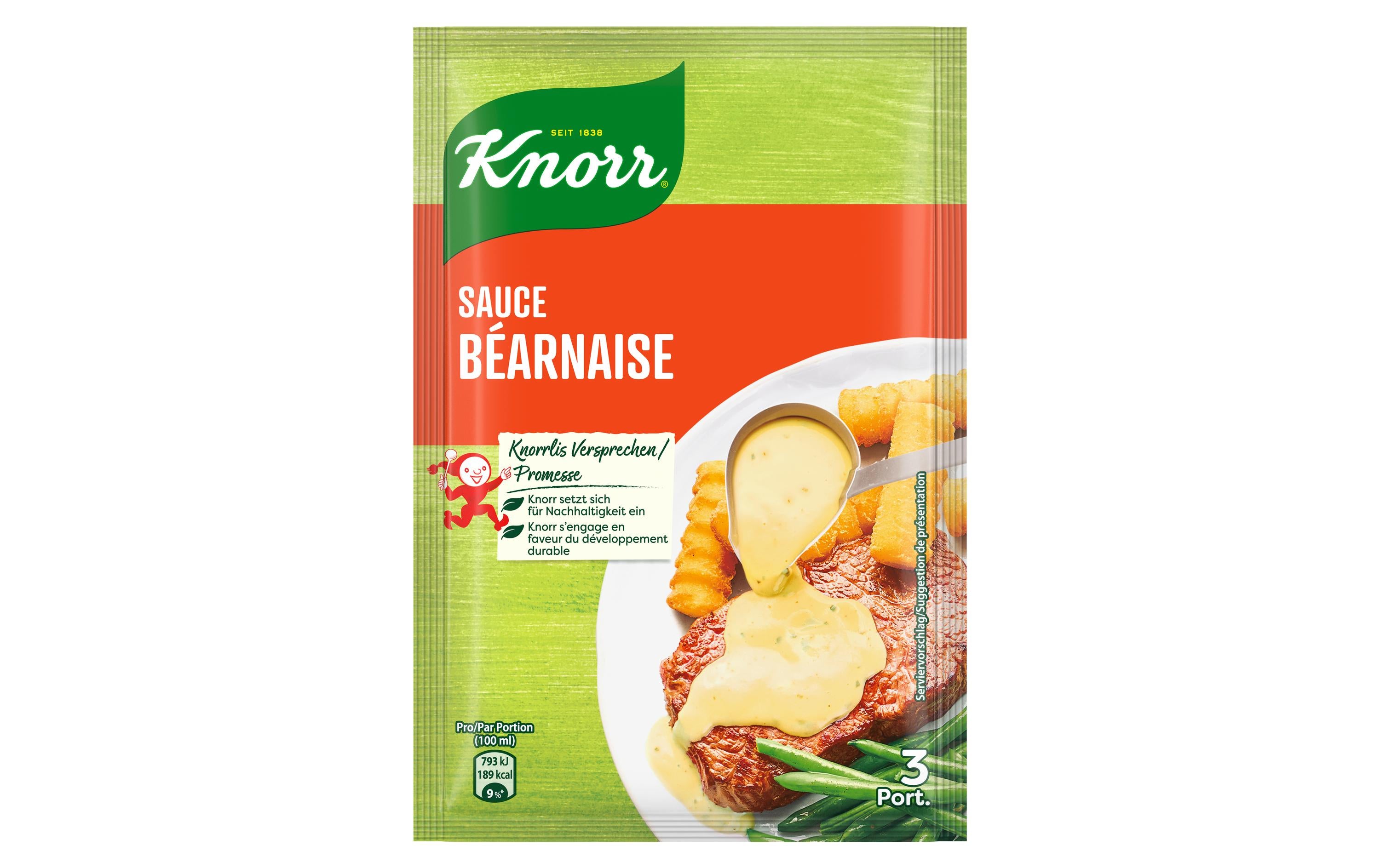 KNORR Béarnaise Sauce Beutel 3 Portionen