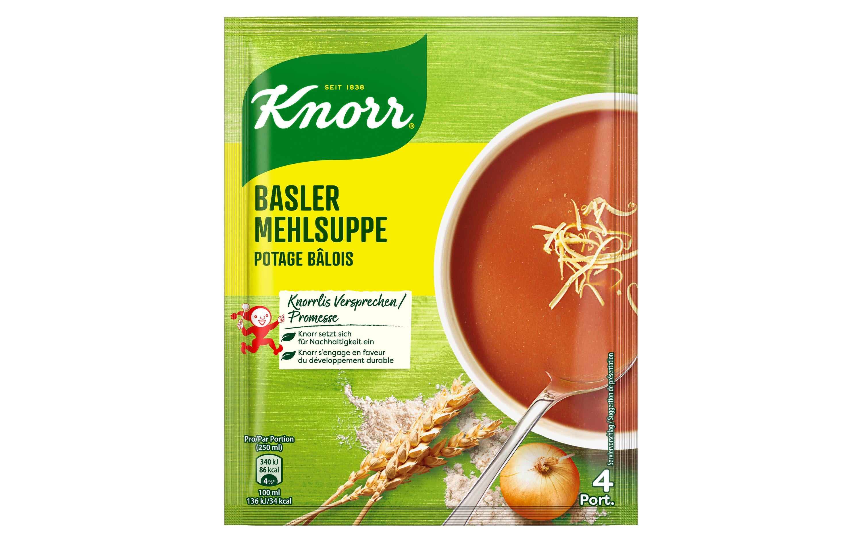 KNORR Basler Mehlsuppe Beutel 4 Portionen
