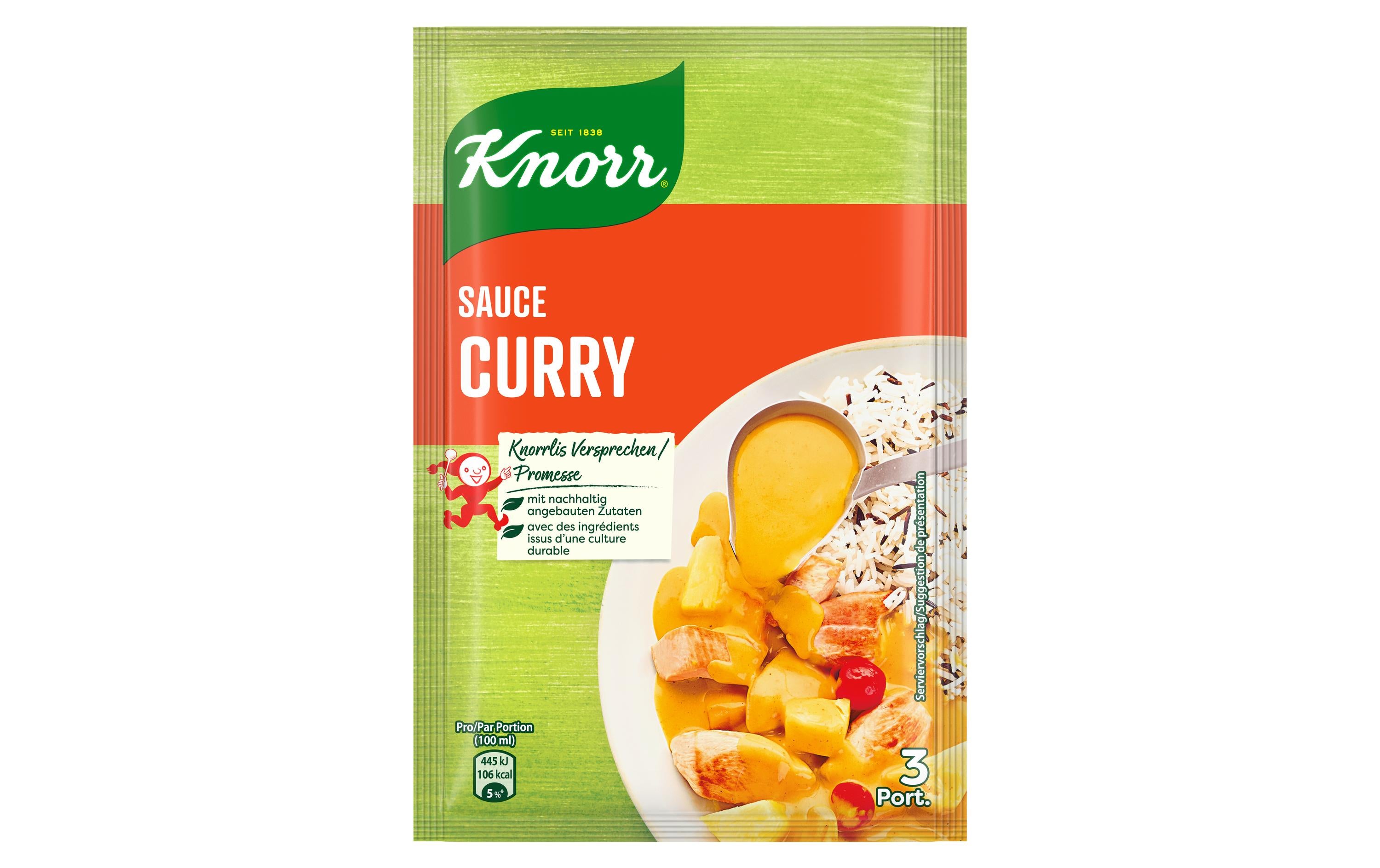 KNORR Curry Sauce 3 Portionen