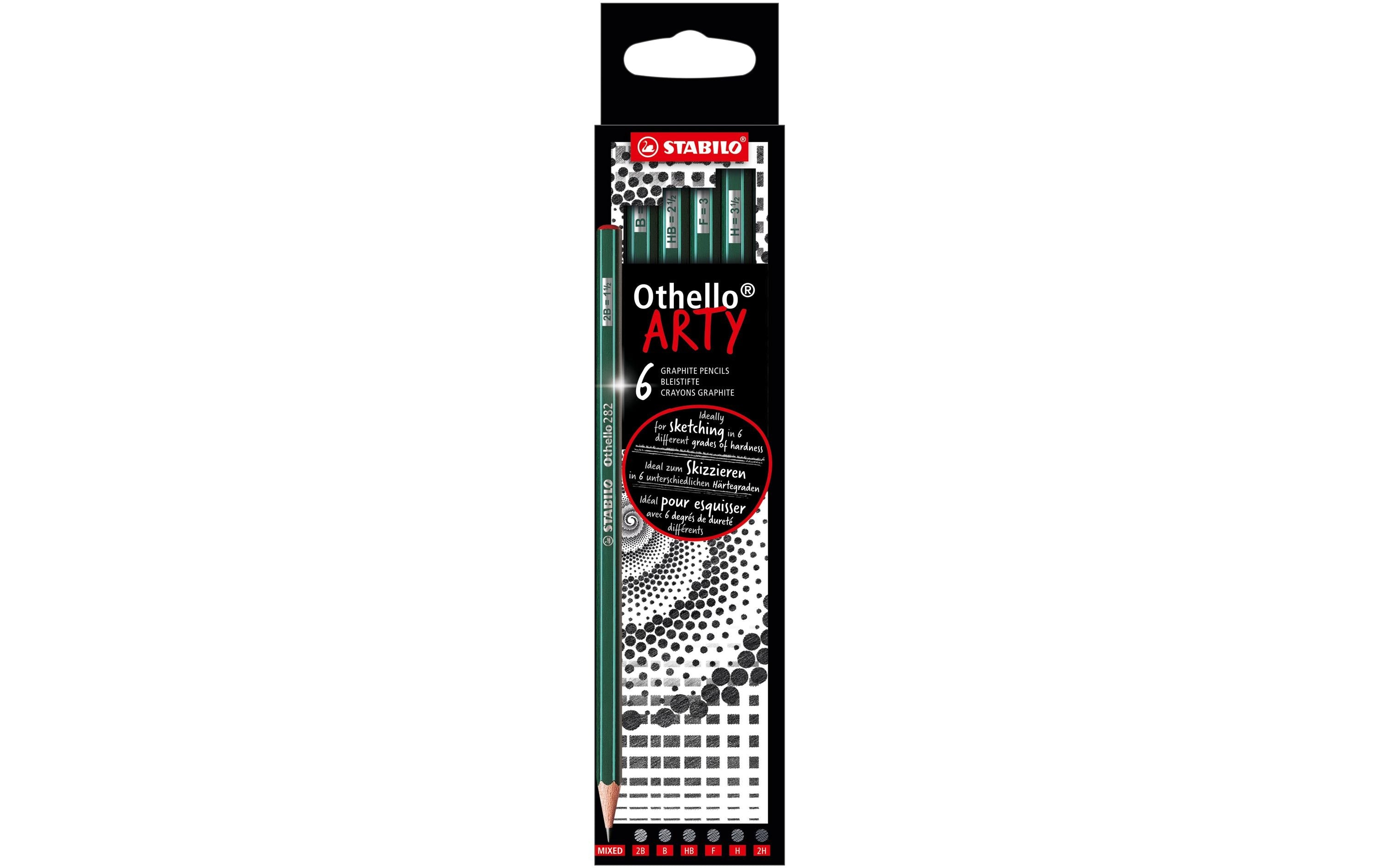 STABILO Bleistift Othello ARTY Mix 2B, B, HB, F, H, 2H