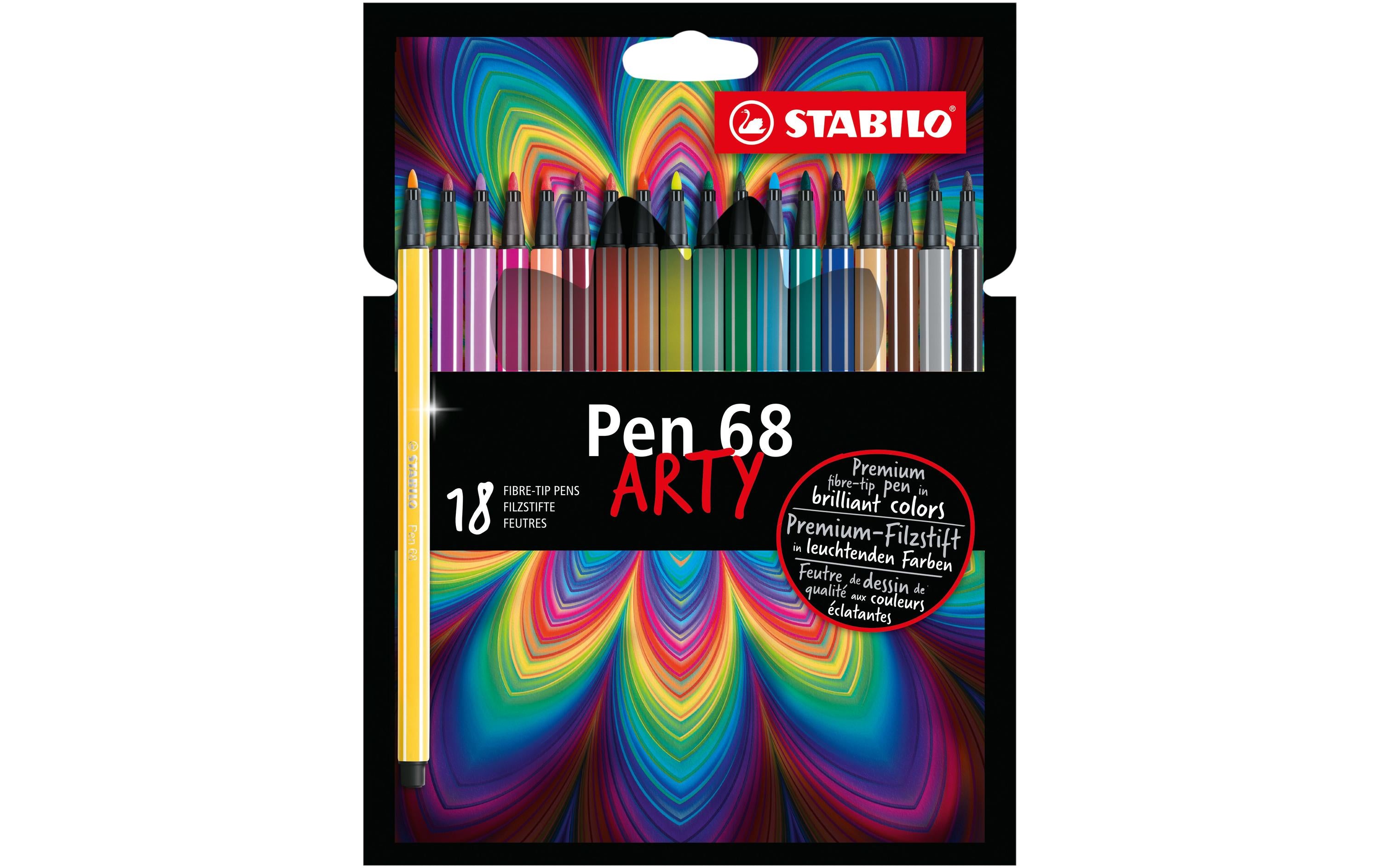 STABILO Pen68 ARTY 18 Kartonetui