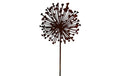 Ambinace Allium inkl. Stab 80 cm Metall rost, D: 15 cm