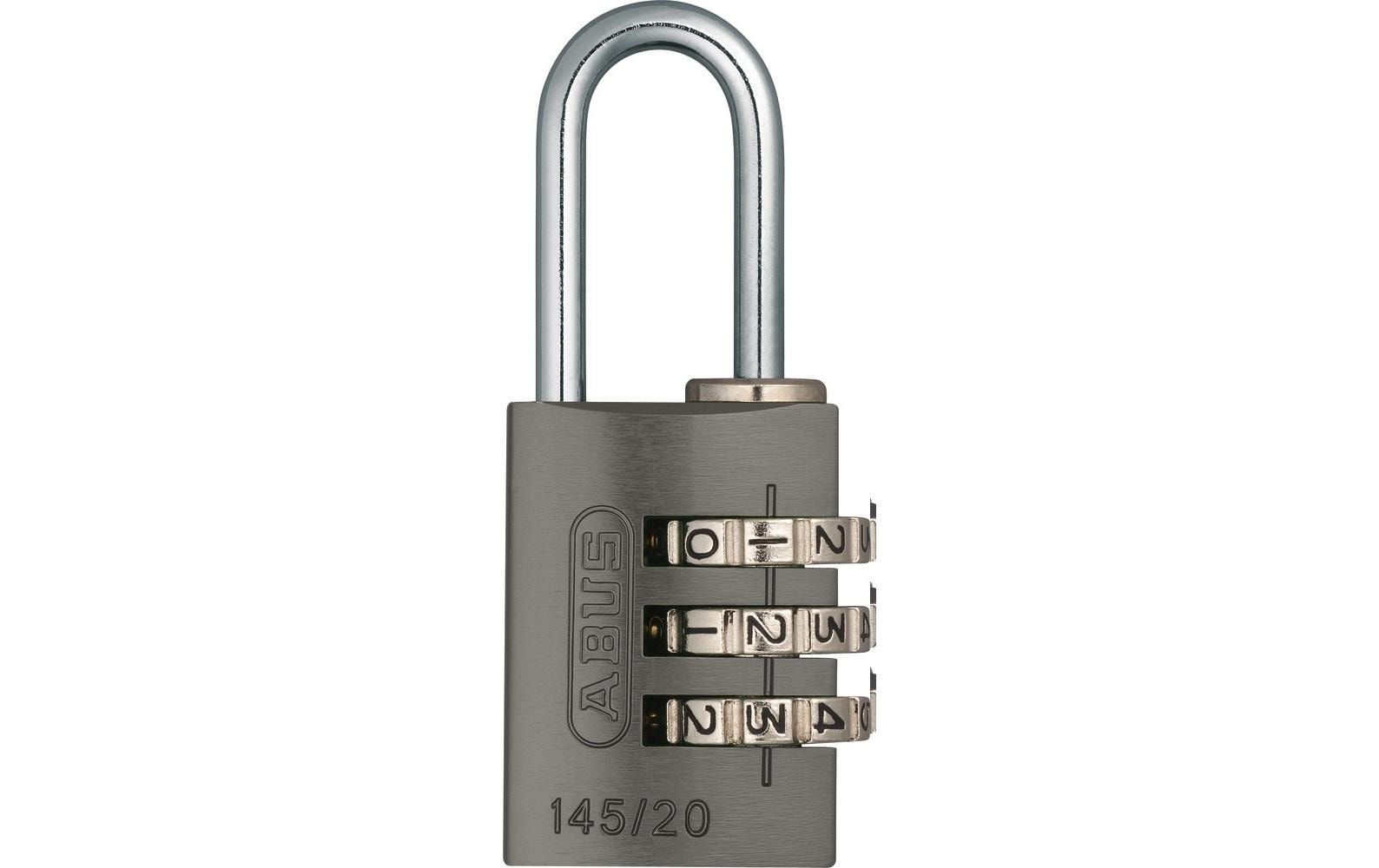 ABUS 145/20 titanium Lock-Tag Vorhangschl. 46613